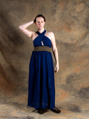 Göttinnenkleid Persephone, nachtblau