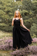 Vestido Aibell, preto