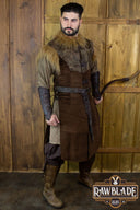 Falcon Leather Jerkin, brown