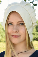 Plisowana czapka Amsterdam, naturalna