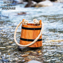 Seau en bois médiéval