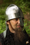 Viking spangenhelm with chainmail, 1-1.2 mm