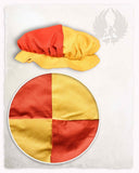 Landsknecht beret Jorg, yellow-red
