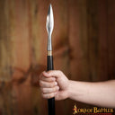 Punta de lanza germánica de hoja (framms), semi-afilada