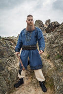 Tunika Viking Jarl Ragnvald, modrá