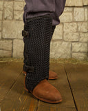 Maliën scheenbeschermers Connor, zwart, 8 mm