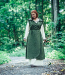 Suknia kopertowa Thyra, zielona