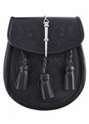 Sporran con motivo celta, negro