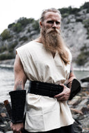 Tunika bez rękawów, kremowa