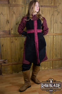 Cross knight tabard, woman - black/red