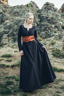 Viking dress Lina, black