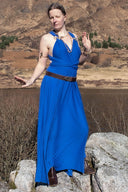 Goddess dress Aphrodite, blue