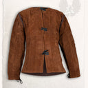 15. årh. arming doublet Aulber, ruskind, lysebrun