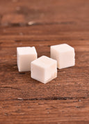 Bendobbelstener blanco, 3 stykker