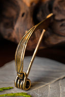 Fíbula celta de arco, siglos III–I a.C., bronce