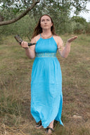 Gudinneklänning Circe, turkos