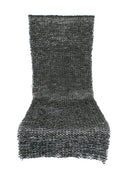 Ringbrynjekjol med kil, platta ringar med runda nitar, 8 mm