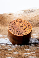 Jewelry box Vegvisir, wood