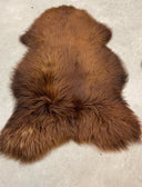 Sheepskin rusty brown