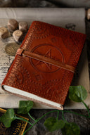 Bőr könyv Pentagram