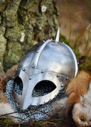 Capacete viking com malha, 1,6 mm