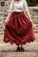 Renaissance skirt, red