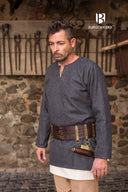 Túnica Lodin, gris oscuro, mezcla de lana