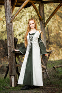 Middeleeuwse jurk Serena, groen