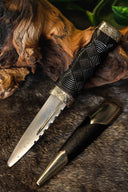 Highlander sgian dubh, semi-skarp
