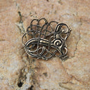 Viking brooch Lindholm Hoeje, bronze