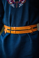 Doppia cintura Ubbe, marrone chiaro