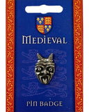 Middeleeuws insigne gargouille, tin