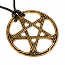 Pendente pentagrama celta, bronze