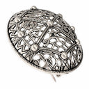 Tortoise brooch Akershus - front view