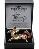 Romeinse hertenbroche, geëmailleerd