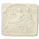 Wall relief Mithras and Sol, Alabaster plaster