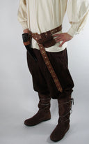 Pantaloni Faust, marrone