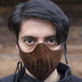 Lederen maskers en helmen voor LARP