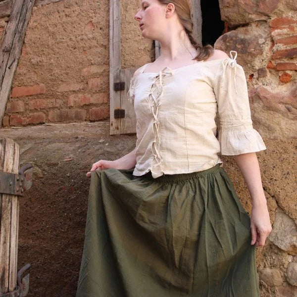 Middeleeuwse rok met blouse