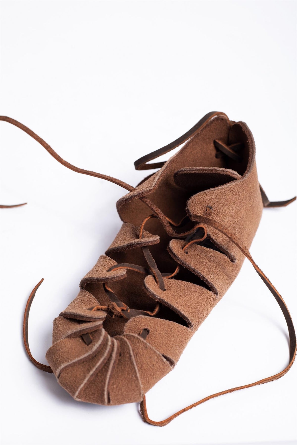 Iron Age sandals for kids brown