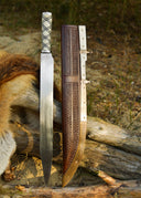 Deepeeka Viking seax met schede, semi-scherp