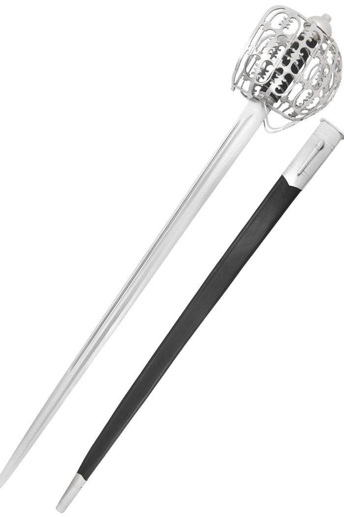 Deepeeka Eglinton 'Pinch of Snuff' Scottish Highland Officer's Broadsword, 18e eeuw, semi-scherp