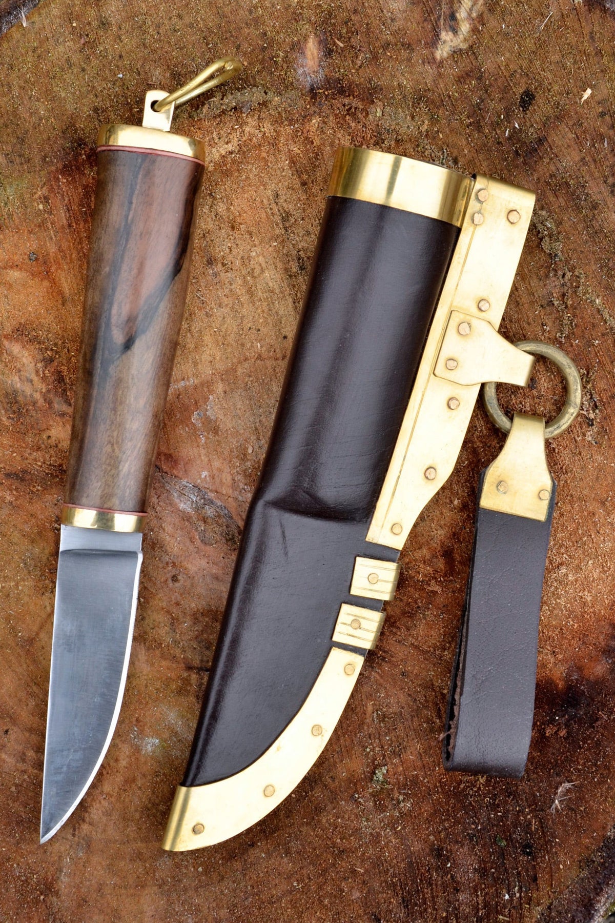 Coltello vichingo Rusvik, semi-affilato