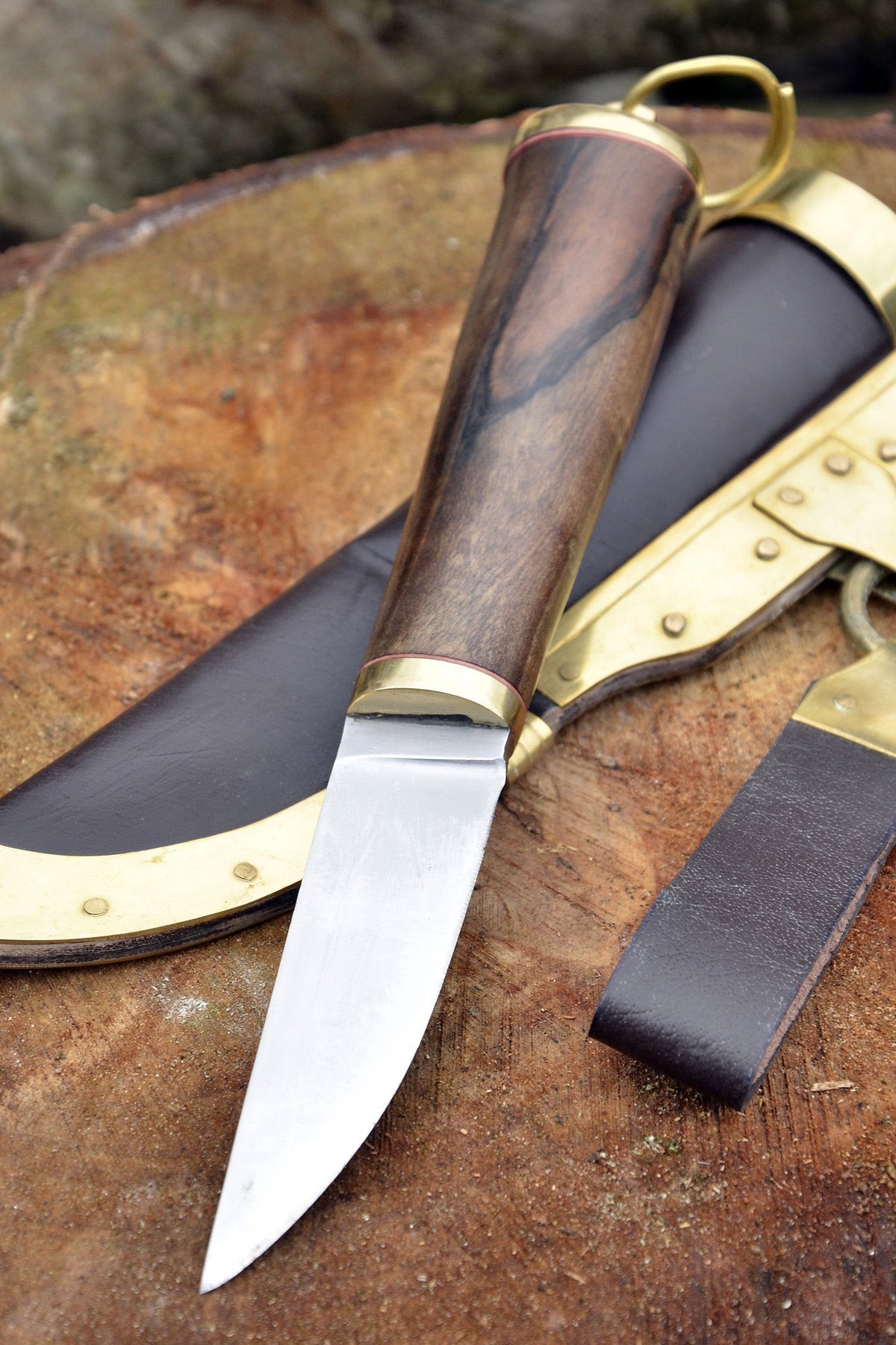 Coltello vichingo Rusvik, semi-affilato