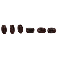 Viking glaskraal Taxinge, bruin, 5 stuks
