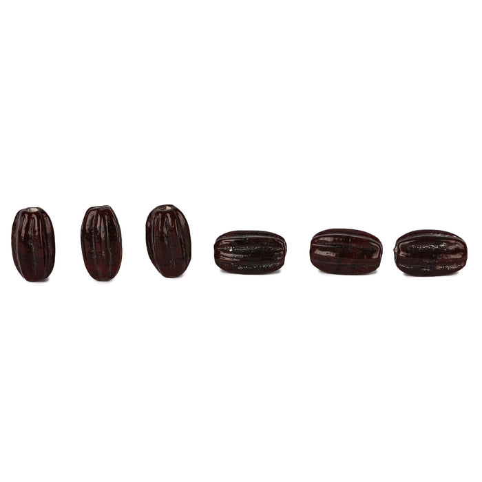 Viking glaskraal Taxinge, bruin, 5 stuks
