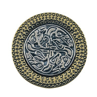 Alemannic pendant Niederstotzingen, 5th century, bronze-silver