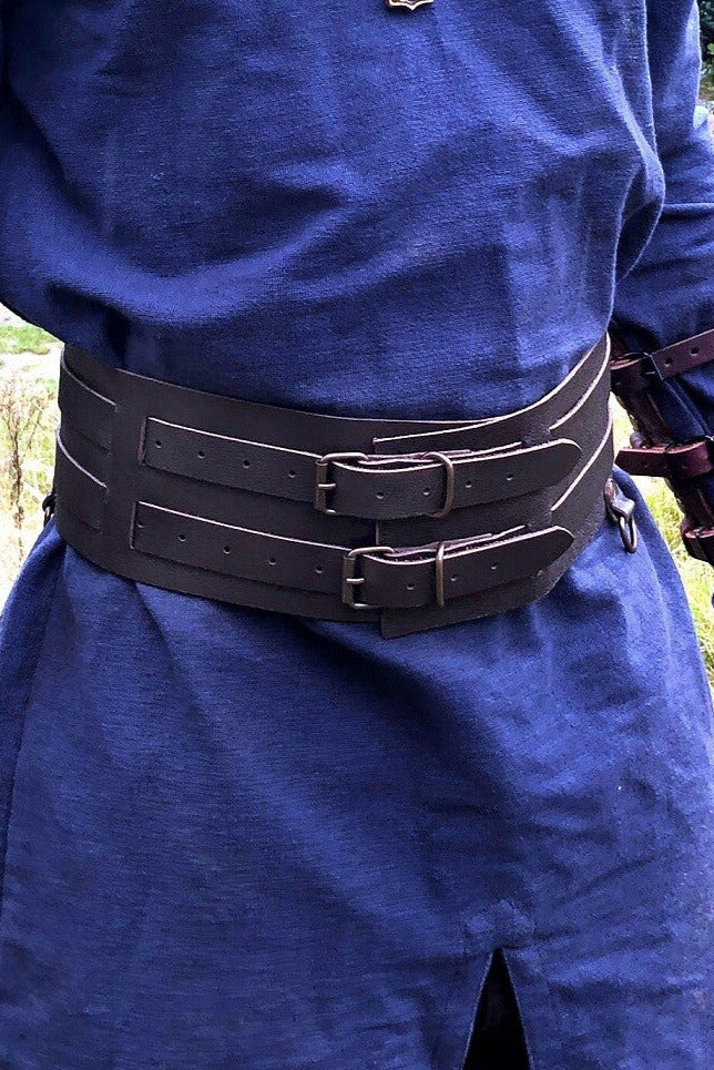 Viking belt Solveig, brown