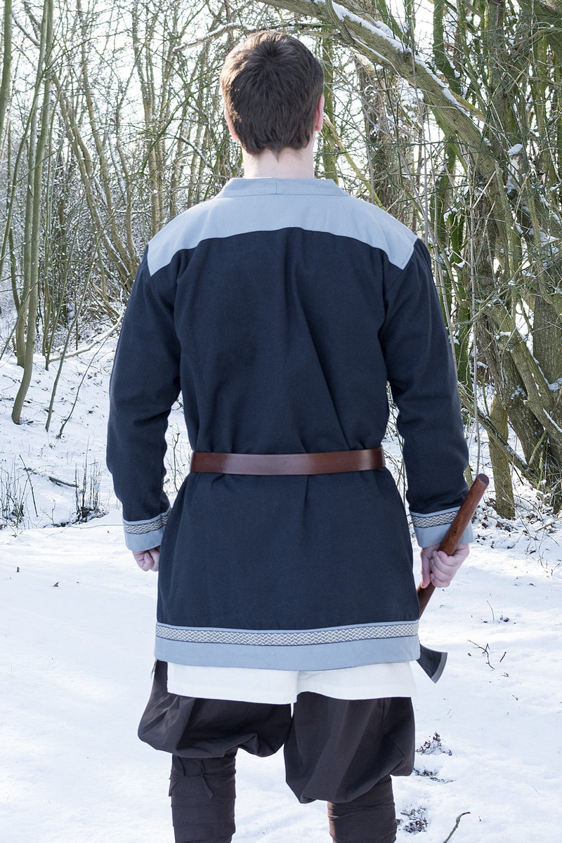 Caftano altomedievale Njord, blu