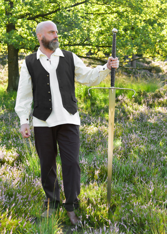 Piratenvest Lasse, zwart